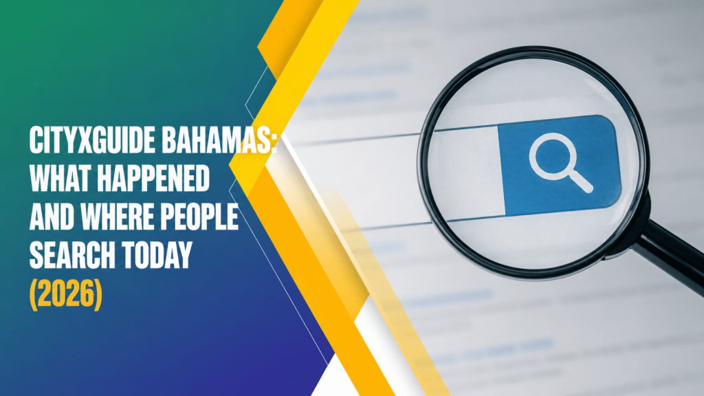 CityXGuide Bahamas search guide showing a search icon for finding Bahamas escort directories and alternatives in 2026