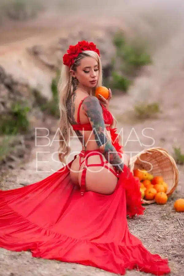 Beautiful woman with a captivating smile and irresistible confidence