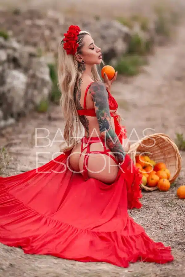 Beautiful woman with a captivating smile and irresistible confidence