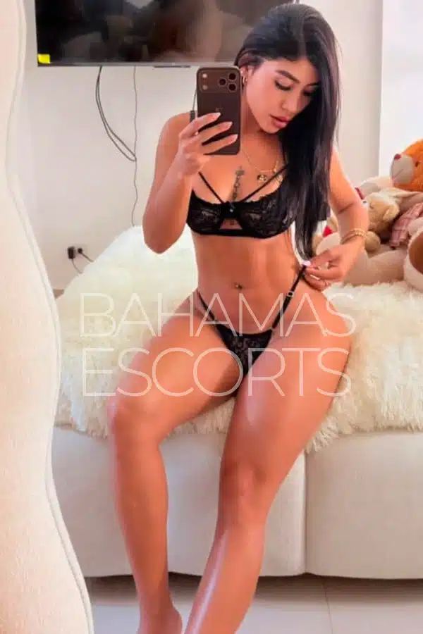 Beautiful model embracing confidence and natural sensuality